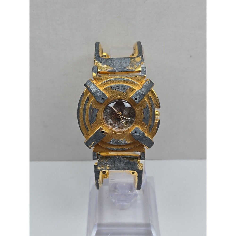 Unique Vintage Robokid Steampunk Grunge Tooled Futuristic Watch Rare New Battery